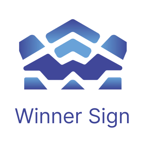 Winner Sign